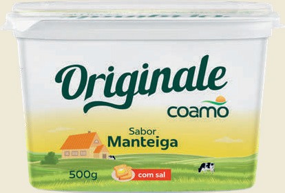 Embalagem da Margarina Originale sabor manteiga, 500g
