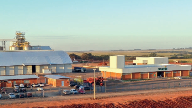 Estrutura industrial da Coamo