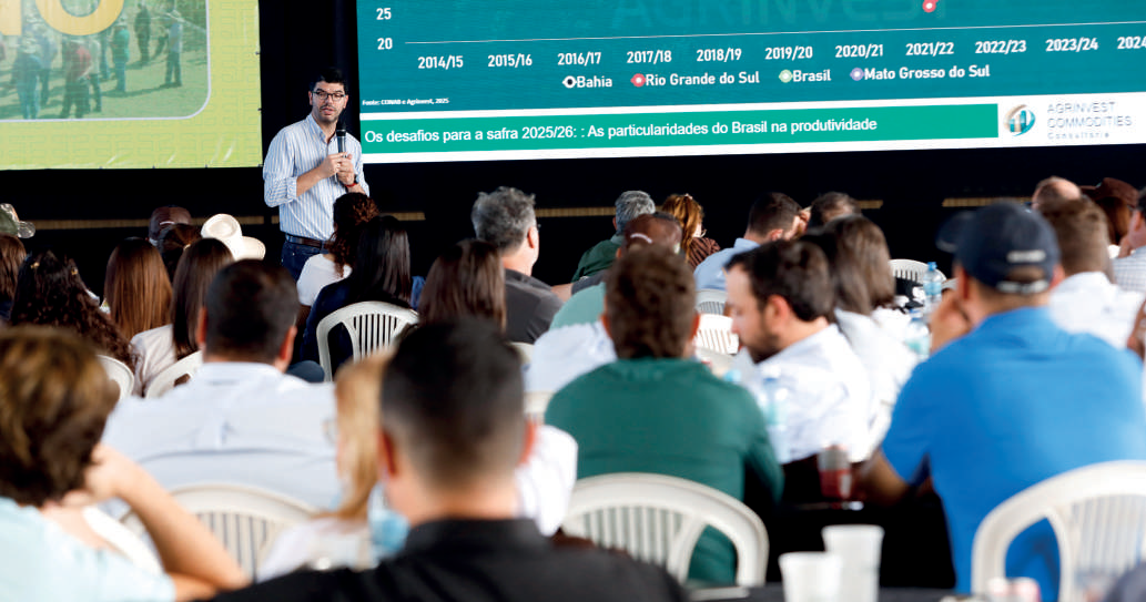 Jeferson Souza, da Agrinvest, abordou o cenário atual e perspectiva para o mercado agrícola