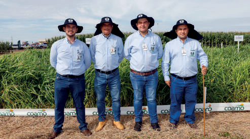 Técnicos da Fazenda Experimental