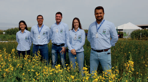 Equipe técnica da Coamo