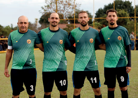Norberto chegou à final da Copa Coamo em Mamborê ao lado dos filhos Douglas, Mateus e Gabriel